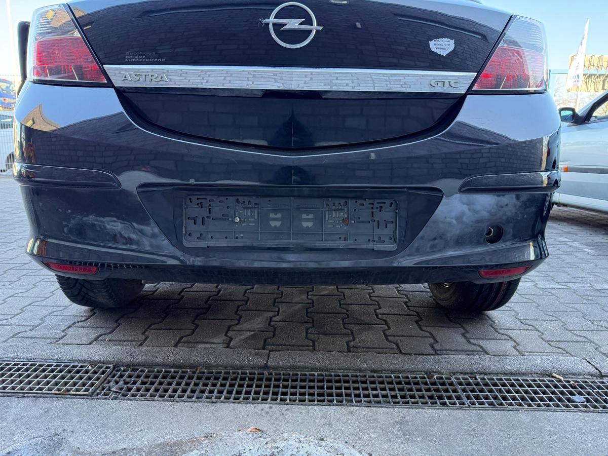 Opel Astra H GTC original Sto&szlig;stange Sto&szlig;f&auml;nger hinten Z20R Saphirschwarz BJ09